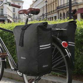 Vebics dubbele fietstas waterdicht 24liter