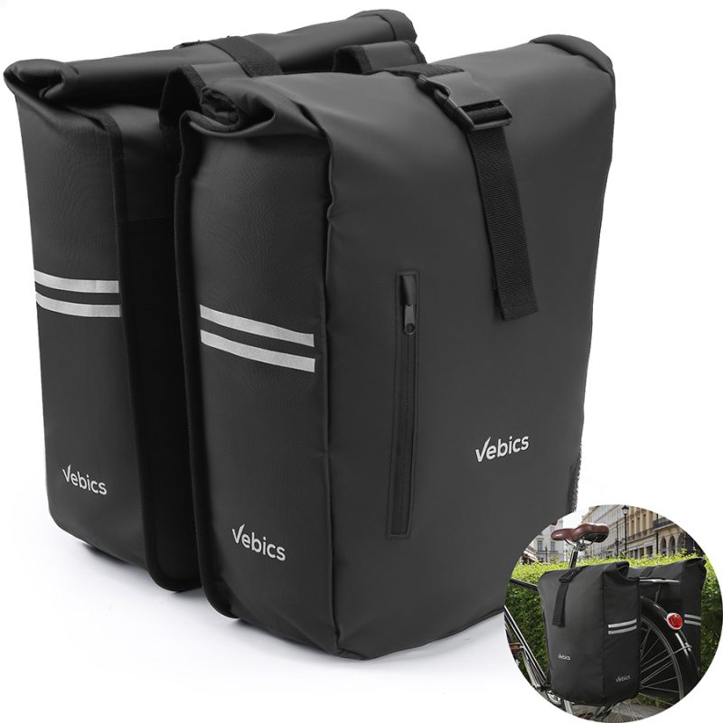 Vebics dubbele fietstas waterdicht