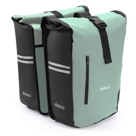 Vebics dubbele fietstas waterdicht mint