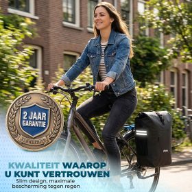Vebics fietstas waterdicht op fiets